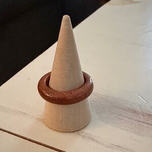 Goldstone Sparkle Ring